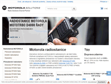 Tablet Screenshot of motorola-radiostanice.cz